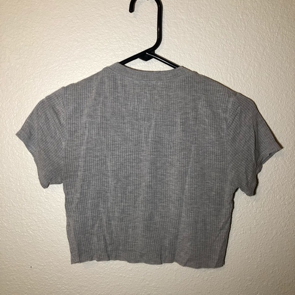 grey crop top - Picture 3 of 3